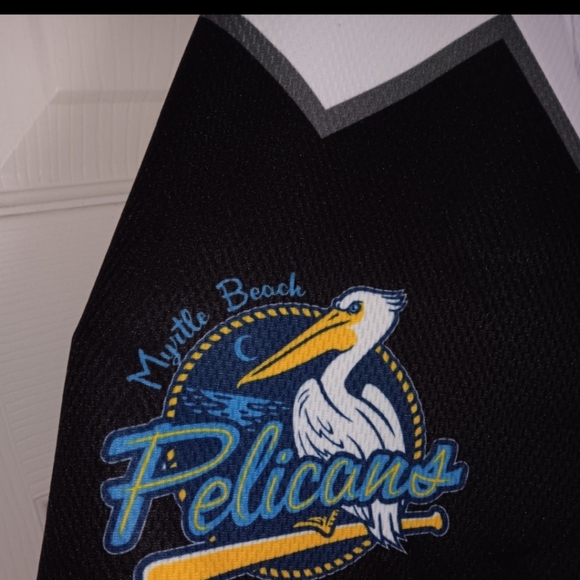 Myrtle Beach Pelicans Copa Mako Shark Game Worn Jersey - Picture 5 of 10